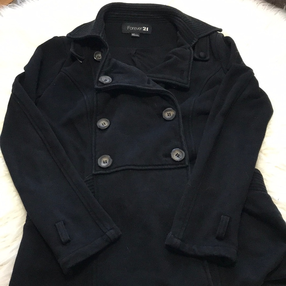 Black coat, size small